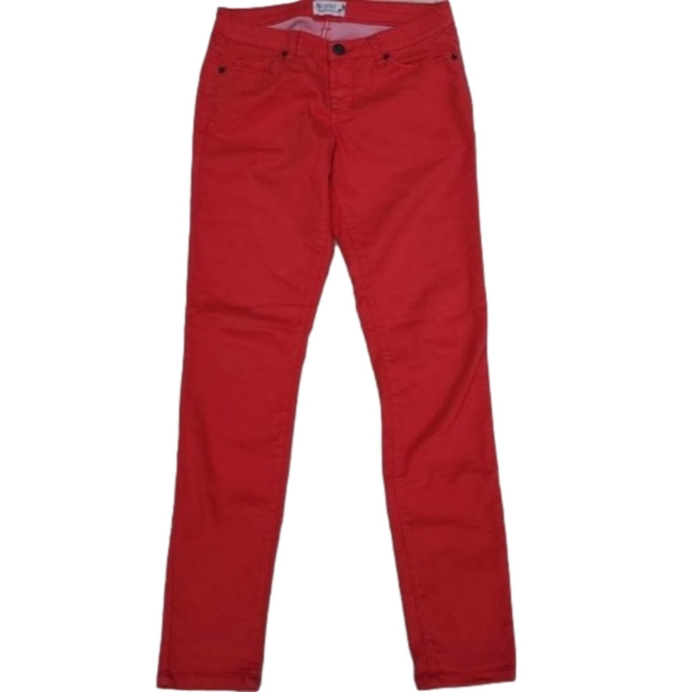 Scarlet boulevard red skinny jeans